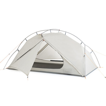 1.3kg white mountaineering trekking double tent